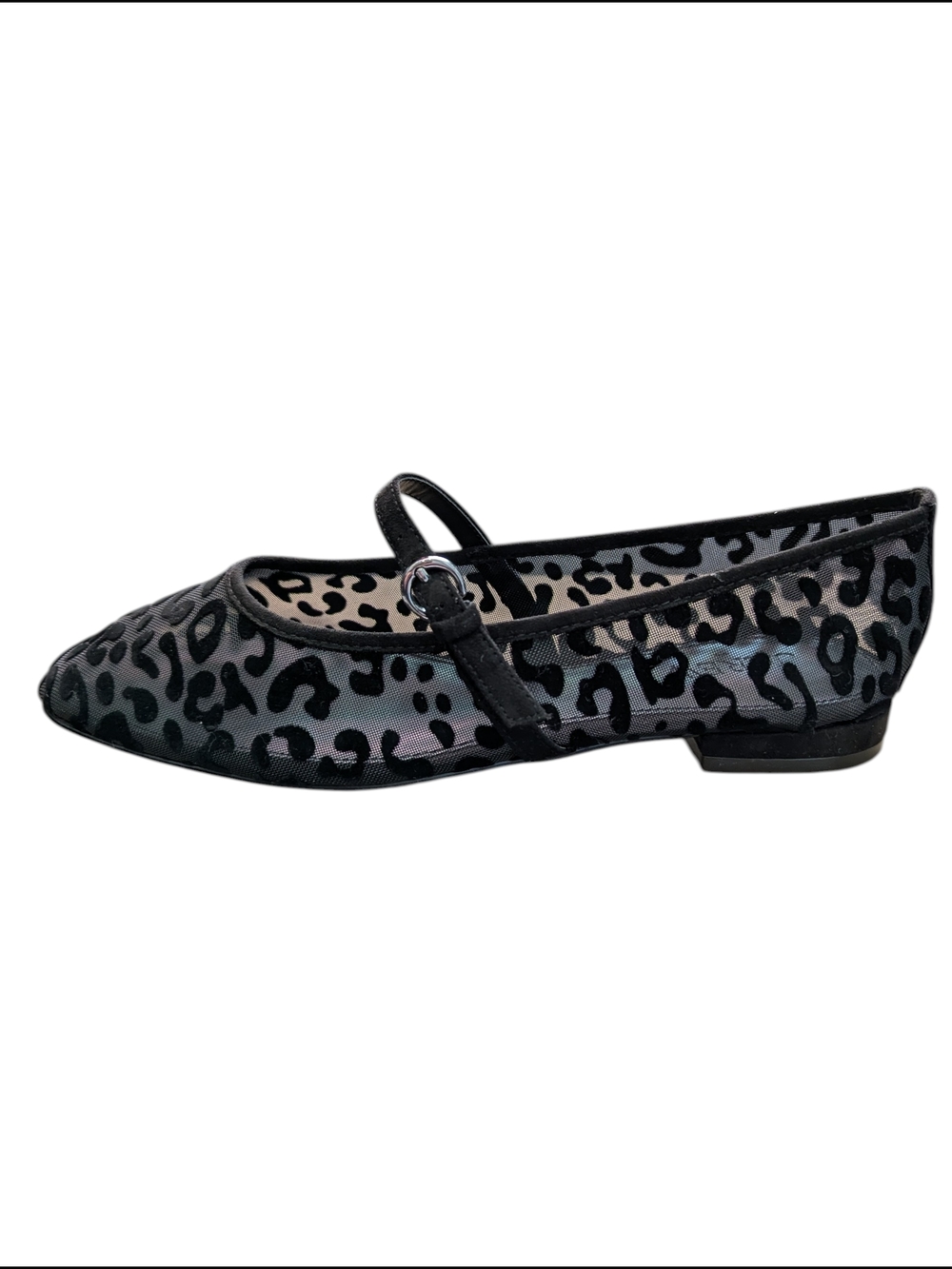 J. Crew Black Leopard-Pattern Pump